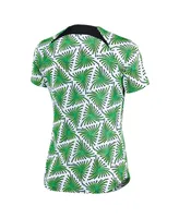 Women's Nike Green Nigeria National Team 2022 Pre-Match Top