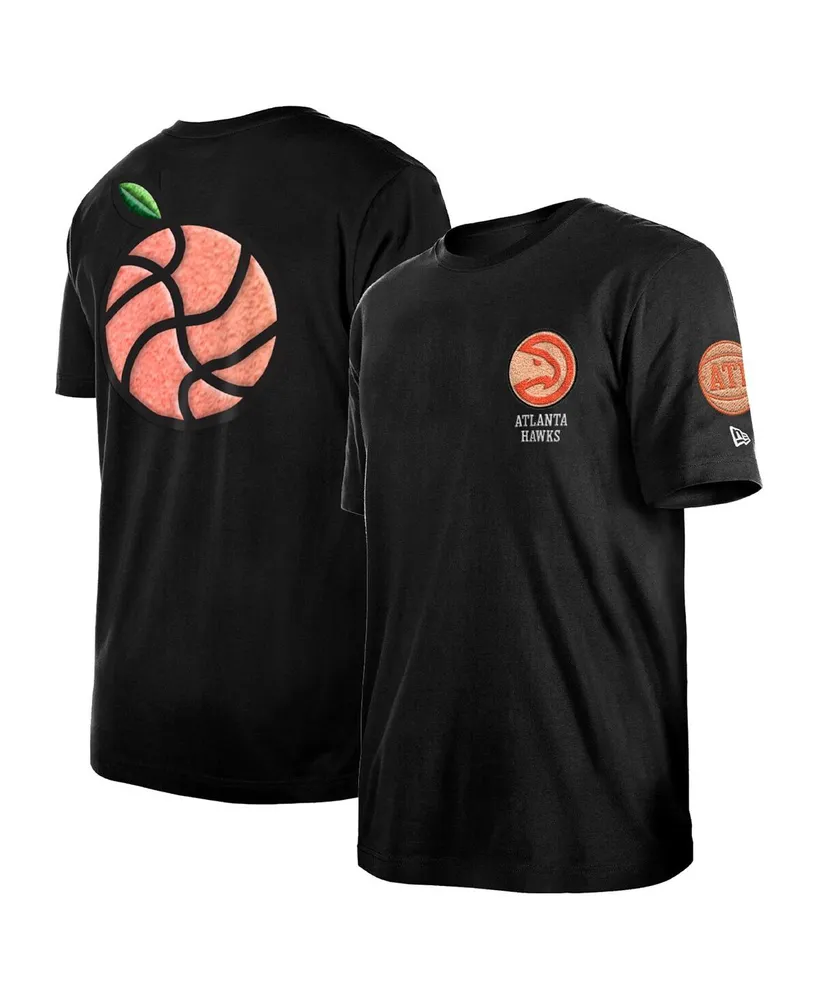 Men's New Era Black Atlanta Hawks 2022/23 City Edition Elite Pack T-shirt