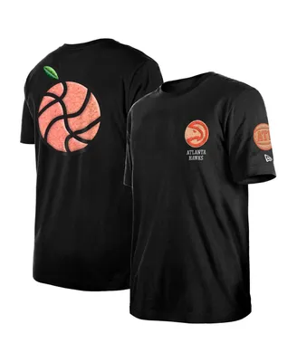 Men's New Era Black Atlanta Hawks 2022/23 City Edition Elite Pack T-shirt