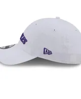 Men's New Era WhiteLos Angeles Lakers 2022/23 City Edition Official 9TWENTY Adjustable Hat