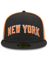 Men's New Era Black New York Knicks 2022/23 City Edition Official 59FIFTY Fitted Hat