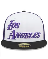 Men's New Era Black Los Angeles Lakers 2022/23 City Edition Official 59FIFTY Fitted Hat