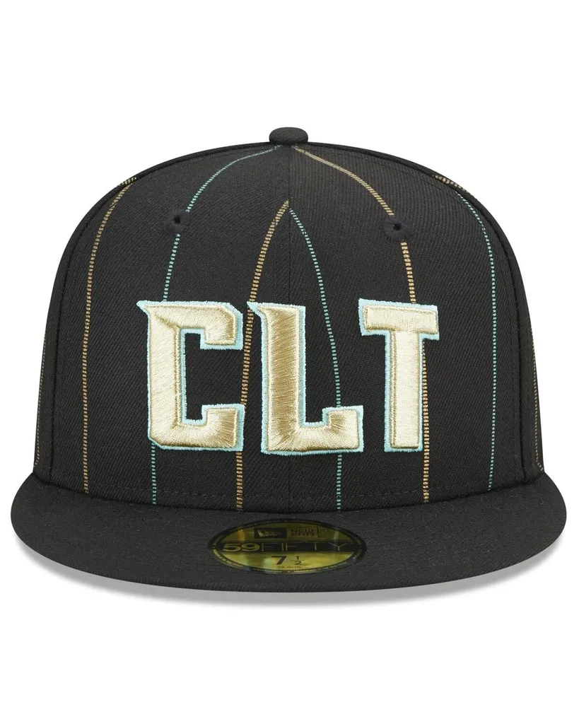 Men's New Era Black Charlotte Hornets 2022/23 City Edition Official 59FIFTY Fitted Hat