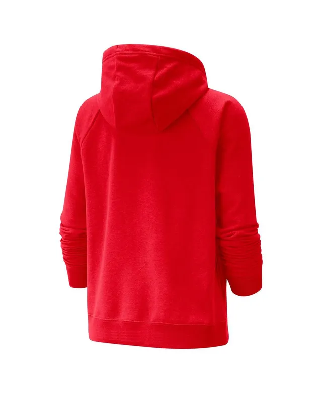 macy's red nike hoodie
