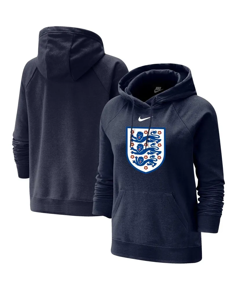 Brazil National Team Nike Women's Varsity Raglan Tri-Blend Pullover Hoodie  - Royal