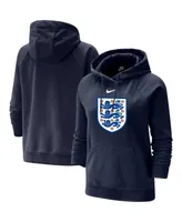 Women's Nike Navy England National Team Varsity Raglan Tri-Blend Pullover Hoodie