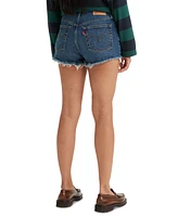 Levi's Women's 501 Button Fly Cotton High-Rise Denim Shorts