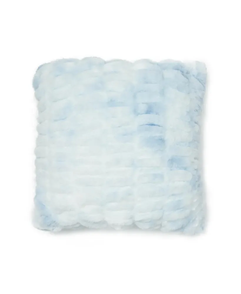Dormify Leah Tie Dye Faux Fur Pillow, 20" x 20", Ultra-Cute Styles to Personalize Your Room