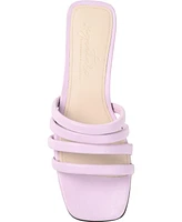Journee Signature Women's Cendi Strappy Band Flat Sandals