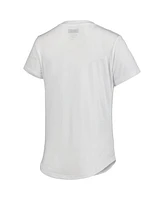 Women's Concepts Sport White, Charcoal New Orleans Saints Sonata T-shirt and Leggings Sleep Set