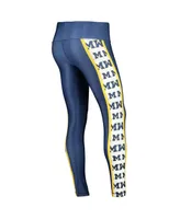 Women's Concepts Sport Navy Michigan Wolverines Dormer Knit Leggings