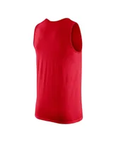 Men's Nike Red Georgia Bulldogs Futura Performance Scoop Neck Tank Top