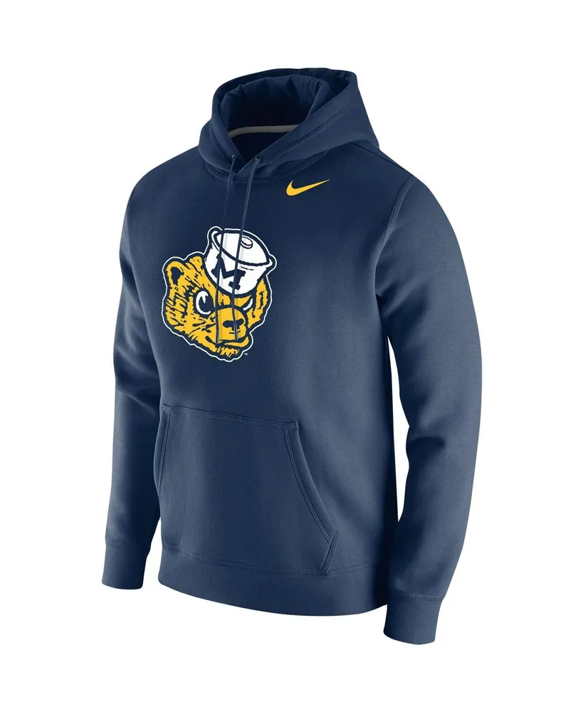 Men's Nike Navy Michigan Wolverines Vintage-Like Sailor Hat Wolverine Hoodie