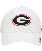 Women's '47 White Georgia Bulldogs Miata Clean Up Logo Adjustable Hat