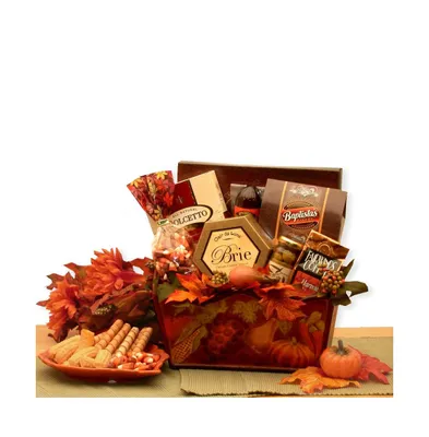 Gbds A Gourmet Fall Harvest Fall Gift Basket- Thanksgiving gift basket - Fall gift basket