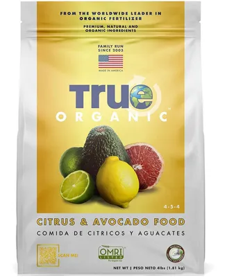 True Organic R0014 Granular Citrus & Avocado Food, 4 lb bag