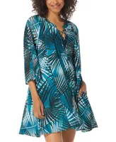 Coco Reef Women's Wonderlust Printed Dress Cover-Up