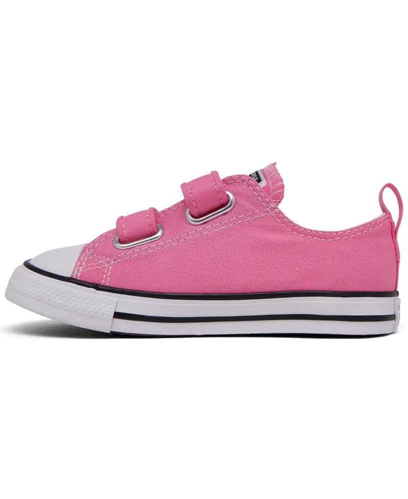 Converse Toddler Girls Chuck Taylor All Star 2V Ox Stay-Put Closure Casual Sneakers from Finish Line
