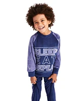 Toddler|Child Boys 2-Piece Pajama Set Kids Sleepwear, Long Sleeve Top and Long Cuffed Pants Pj Set