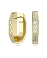 Swarovski Dextera Octagonal Hoop Earrings