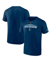 Men's Fanatics Navy Seattle Kraken Special Edition 2.0 Authentic Pro T-shirt