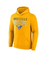 Men's Fanatics Yellow Nashville Predators Special Edition 2.0 Wordmark Pullover Hoodie