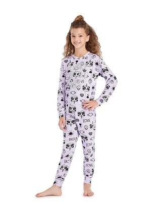 Jellifish Kids Toddler|Child Girls 2-Piece Pajama Set Kids Sleepwear, Long Sleeve Top and Long Pants Pj Set