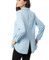 Women's Maternity Classic Denim Shirt