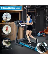 Costway 2.25HP Folding Electric Treadmill Motorized Power Running Machine