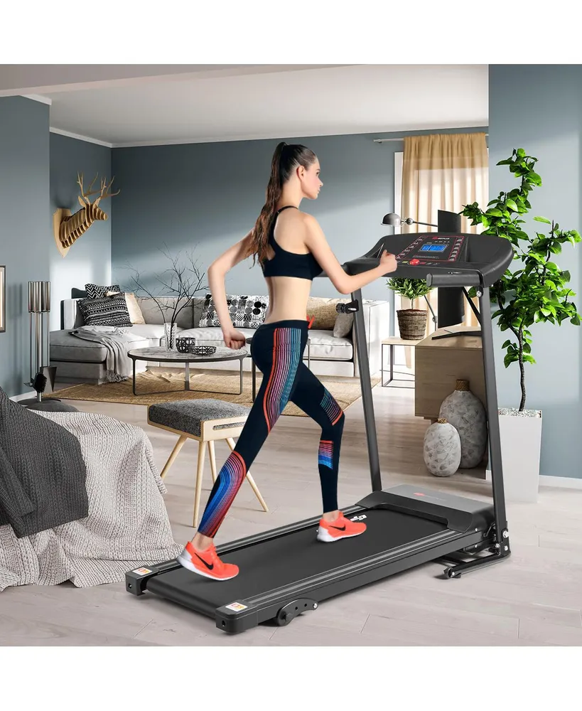 1.0HP Folding Treadmill Electric Support Motorized