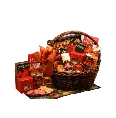 Gbds A Grand World Of Thanks Gourmet Gift Basket- corporate gift - thank you gift