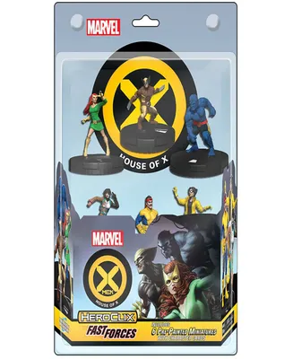 WizKids Games Marvel HeroClix X-Men House of X Fast Forces 6 Miniatures Character Cards Role Playing Game