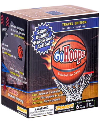Zobmondo Gohoops Basketball Play Basketball Anywhere with Fun Portable Custom Dice 10 Piece Set