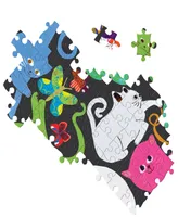 Eeboo Piece and Love Cats at Work 1000 Piece Square Adult Jigsaw Puzzle Set