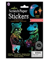 Eeboo Scratch Paper Stickers Space Adventure