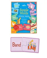 Eeboo Simple Word Puzzle Pairs 48 Piece Set