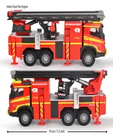 Majorette Volvo Truck Fire Engine Die-Cast Light Sound Vehicle