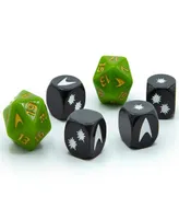 Modiphius Entertainment Star Trek Adventures Captain Kirk's Tunic Roleplaying Dice Set, 6 Piece