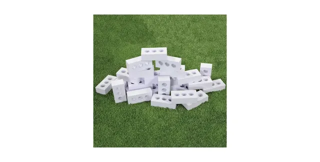 Kaplan Early Learning Foam Rock Wall Builders - Set of 25 Building Blocks  Playset for Kids, Toddlers