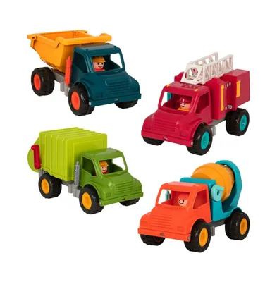 Battat We Do The Work Truck Set - Set of 4