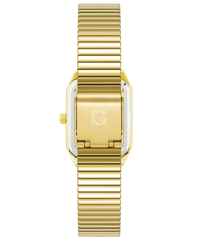 Anne Klein Women's Octagon Gold-Tone Stainless Steel Watch, 35mm - Gold