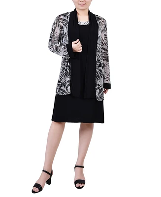 Ny Collection Women's Two Piece Dress Set