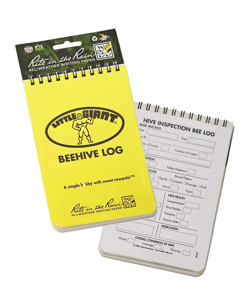 Little Giant Beehive Log Beekeepers Tracking Journal