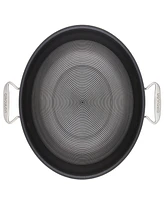 Circulon Clad Stainless Steel 14" Induction Wok with Glass Lid and Hybrid Steelshield and Non-stick Technology
