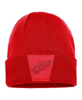 Men's Fanatics Red Detroit Red Wings Authentic Pro Road Cuffed Knit Hat