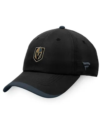 Men's Fanatics Black Vegas Golden Knights Authentic Pro Rink Pinnacle Adjustable Hat
