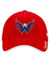 Women's Fanatics Red Washington Capitals Primary Logo Adjustable Hat