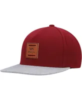 Men's Rvca Burgundy and Gray All The Way Snapback Hat