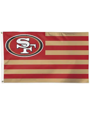 Wincraft San Francisco 49ers 3' x 5' Americana Stars and Stripes Deluxe Flag