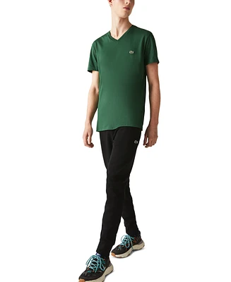 Men's Lacoste Classic V-Neck Soft Pima Cotton Tee Shirt